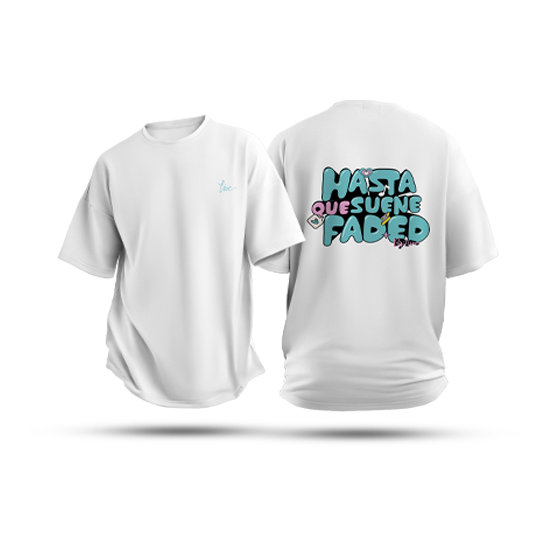 Camiseta Faded Blanca