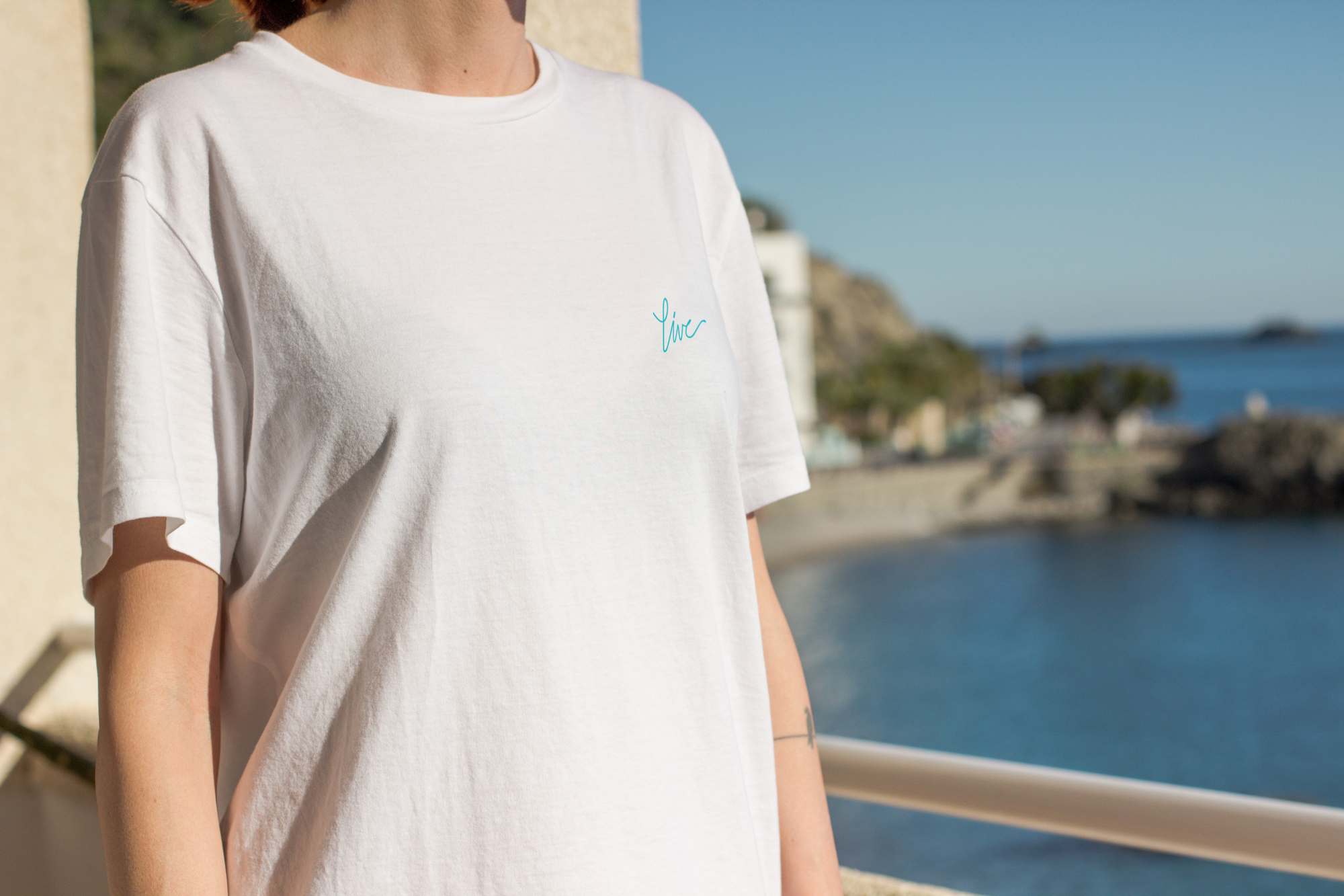 Camiseta Faded Blanca