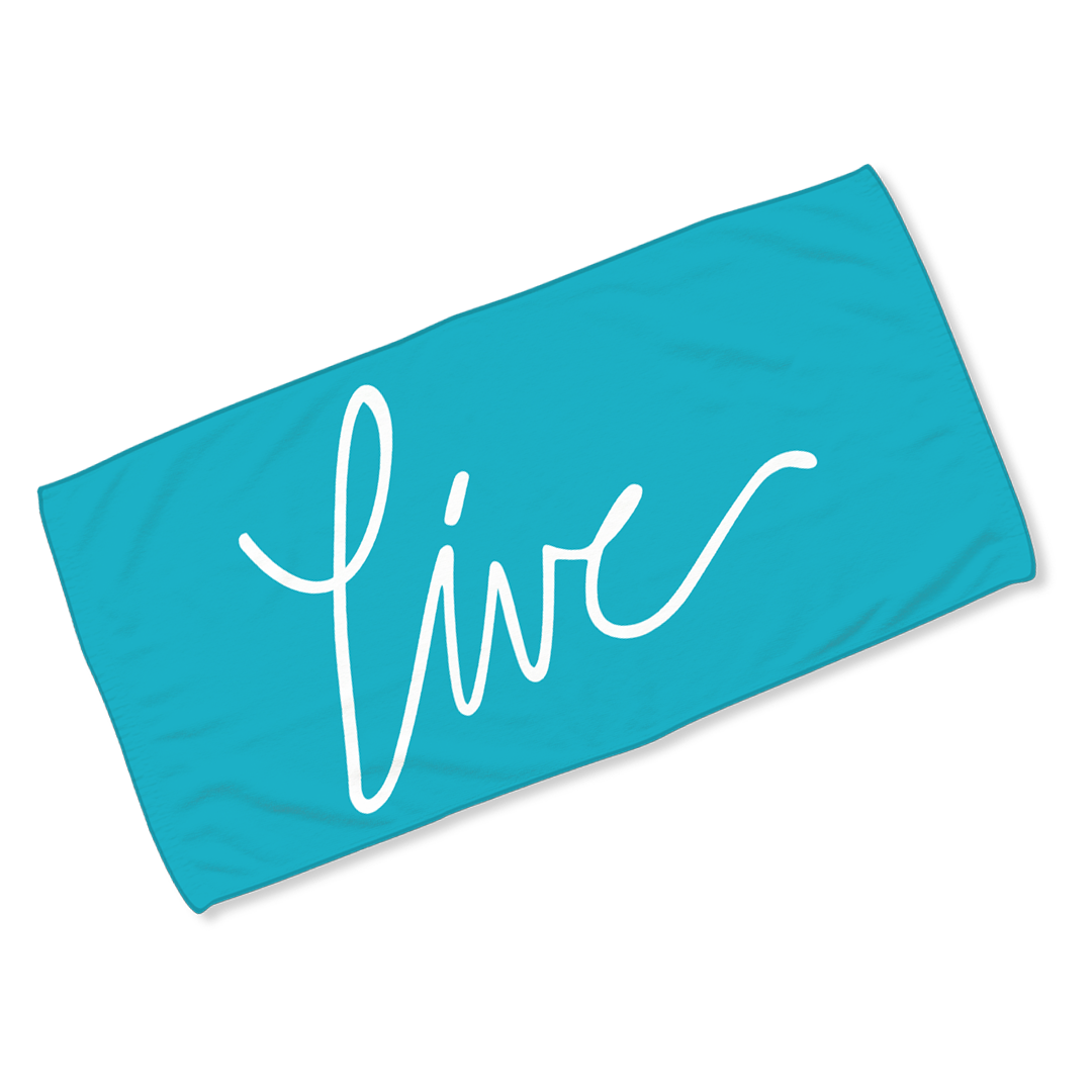 Toalla con el Logo de Live