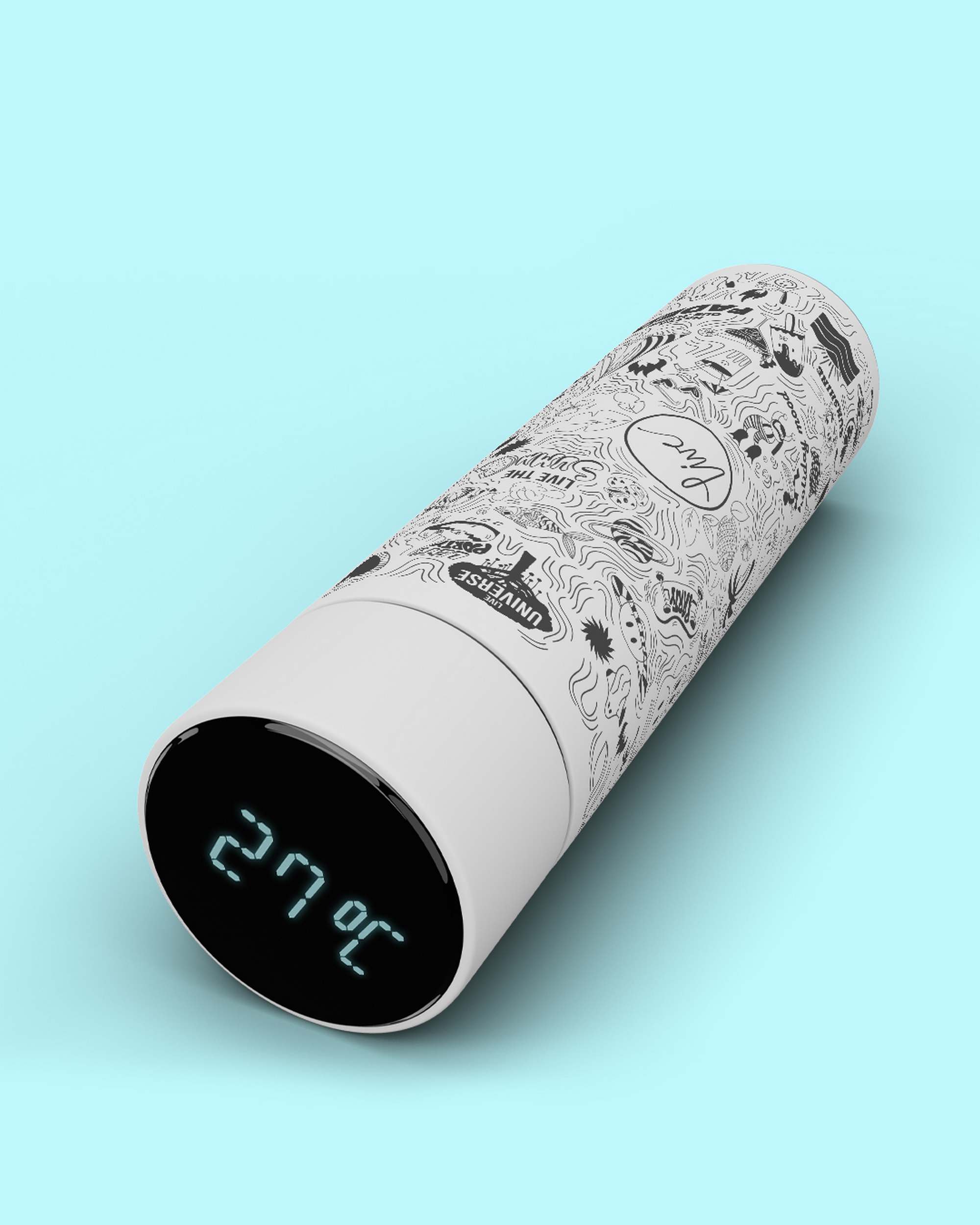 Botellas de Aluminio Blanca