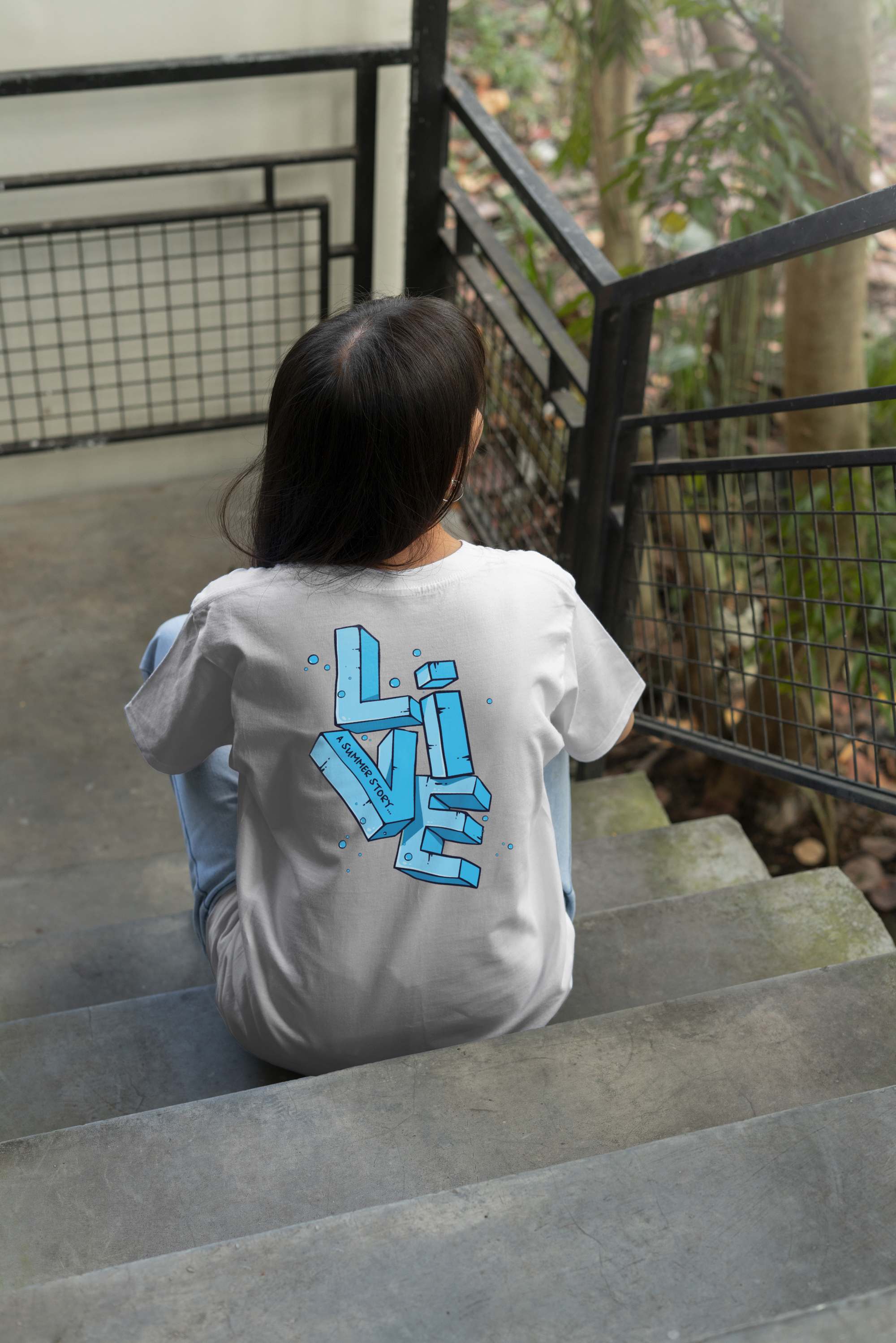 Camiseta logo celeste